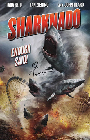 Tara Reid Signed Sharknado 11x17 Movie Poster - (SCHWARTZ SPORTS COA)