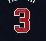 Dale Murphy Signed Atlanta Custom Blue Jersey With "82, 83 NL, MVP" Inscription