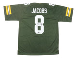 Josh Jacobs Green Bay Signed Green Football Jersey BAS