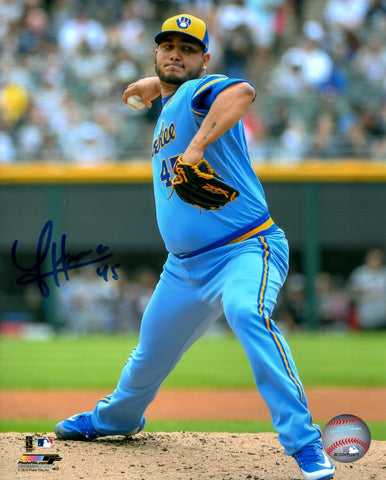 Brewers Pitcher JHOULYS CHACIN #45 Signed 8X10 Photo #4 AUTO - SALE - SALE -SALE