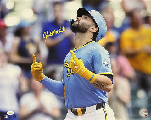 Brewers Outfield Prospect GARRETT MITCHELL Signed 16x20 Photo #9 AUTO - JSA