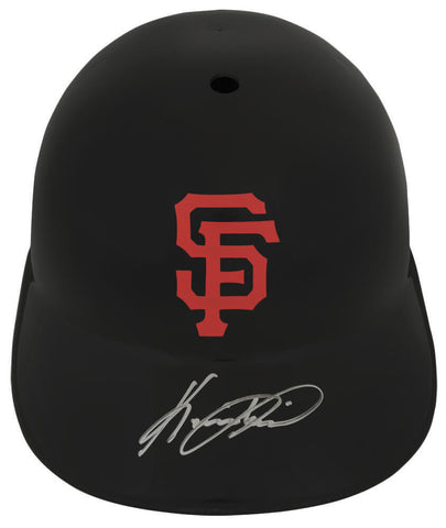Kevin Mitchell Signed Giants Replica Souvenir Batting Helmet - (SCHWARTZ COA)