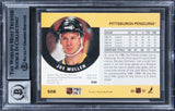 Penguins Joe Mullen Signed 1990 Pro Set #508 Card Auto Gem Mint 10! BAS Slabbed