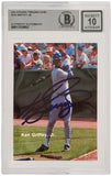 Ken Griffey Jr Signed Mariners 1989 Cactus League RC #18 - (Beckett / Auto 10)