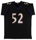 Ray Lewis Authentic Signed Black Pro Style Jersey Autographed BAS Witnessed