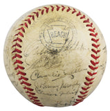 1943 Yankees (28) Dickey, Gordon, McCarthy +25 Signed Oal Baseball BAS #AE13372