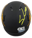ASU Sam Leavitt & Jordyn Tyson Signed Black Speed Mini Helmet BAS Witnessed