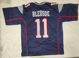 DREW BLEDSOE SIGNED AUTOGRAPHED PRO STYLE CUSTOM XL JERSEY BECKETT QR