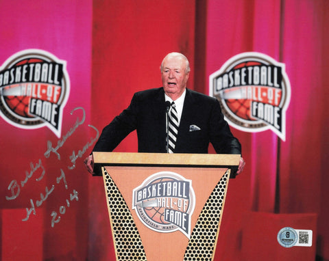 Bobby Leonard Autographed 8x10 Photo Indiana "HOF 2014" Beckett QR #BS30101