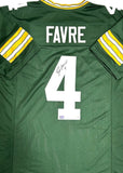 Packers Hall of Famer BRETT FAVRE Signed Custom Replica Green Jersey AUTO - JSA