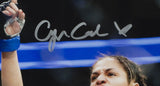 Cynthia Calvillo Signed Framed 8x10 UFC Photo JSA