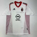 Autographed/Signed Andriy Shevchenko AC Milan White Soccer Futbol Jersey BAS COA