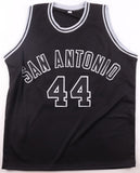 George Gervin Signed San Antonio Spurs Jersey (JSA) 9xAll Star Shooting Guard