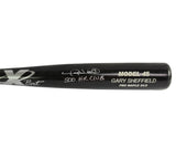 Gary Sheffield Signed New York Yankees XBat Black MLB Bat - 500 HR Club Insc