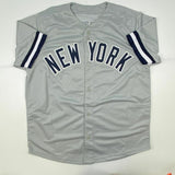 Autographed/Signed GARY SHEFFIELD New York Grey Baseball Jersey PSA/DNA COA Auto