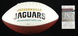 Tony Boselli Signed Jacksonville Jaguars Logo Football Inscribed HOF 22 /JSA COA