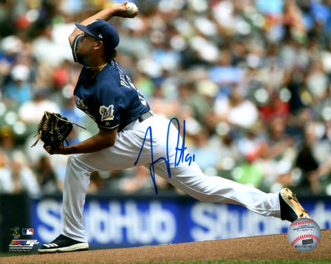 Brewers Pitcher FREDDY PERALTA Signed 16x20 Photo #3 AUTO - MLB Debut 13 K's!!