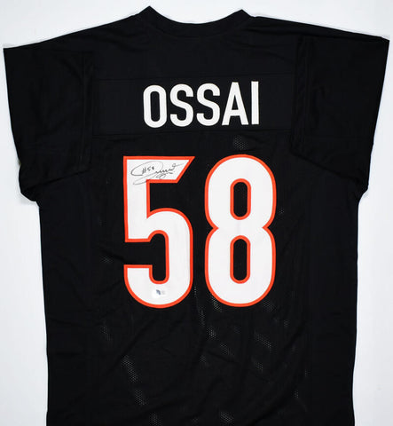 Joseph Ossai Autographed Black Pro Style Jersey-Beckett W Hologram *Black *5