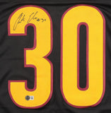 Austin Ekeler Signed Washington Commanders Black Jersey (Beckett) Running Back