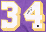 Shaquille O'Neal Signed Los Angeles Lakers Jersey (AI Hologram) 4xNBA Champion