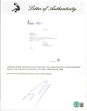 Shaquille O'Neal Signed 1988 University of Connecticut Recruitment Letter BAS