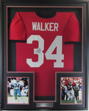Herschel Walker Georgia Bulldogs Heisman Winner Signed/Inscribed Jersey Framed