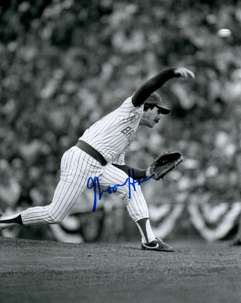 Milw Brewers Pitcher MOOSE HAAS Signed 8x10 Photo #8 AUTO - 1982 World Series