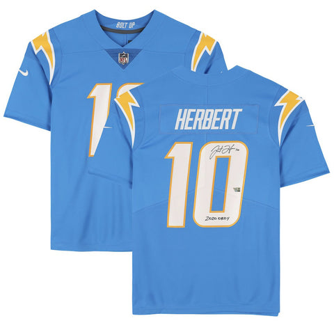 Justin Herbert Autographed Chargers "2020 OROY" Nike Limited Jersey Fanatics