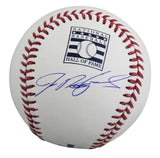 Rangers Ivan Rodriguez Signed Hall OF Fame Logo Oml Baseball BAS #BY103700