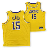 Austin Reaves Autographed Los Angeles Lakers Nike Swingman Jersey Beckett