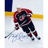 Brett Hull Signed Team USA 2002 Jersey (PSA COA) Silver Medal Win Salt Lake City