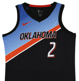 Thunder Shai Gilgeous-Alexander Signed Black Nike Swingman Jersey JSA #CD42286