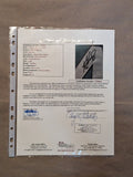 SUEDE FRAMED SEATTLE MARINERS KEN GRIFFEY JR AUTOGRAPHED JERSEY JSA CERT LETTER