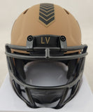 BO JACKSON SIGNED RAIDERS STS SPEED MINI HELMET BECKETT QR