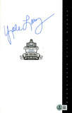 Yale Lary Signed Detroit Lions 1998 Enshrinees Civic Dinner Program BAS 57206
