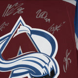 Colorado Avalanche Team Autographed (Makar) Burgundy SC Jersey Fanatics LE 100