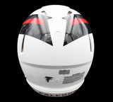 Deion Jones Signed Atlanta Falcons Speed Authentic AMP NFL Helmet w-"Knocked/Cam