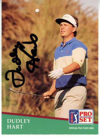 Dudley Hart Autographed 1991 Pro Set #68 Trading Card Beckett 44859