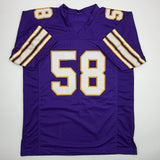 Autographed/Signed Jonathan Greenard Minnesota Purple Retro Jersey Beckett COA