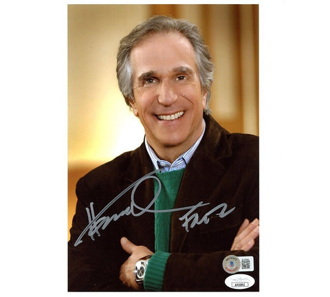 Henry Winkler Signed Happy Days Unframed 8x10 Photo - Green Sweater