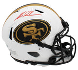 Mike Evans Signed San Francisco 49ers Speed Authentic Lunar NFL Helmet