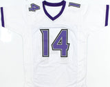 Kyle Hamilton Autographed White Pro Style Jersey - JSA W Holo