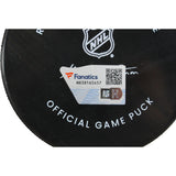 Lucas Raymond Autographed/Signed Detroit Red Wings Official Puck Fanatics 53836