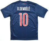 Ousmane Dembele Signed Paris-Saint Germain Home Soccer Jersey #10 - Beckett *M
