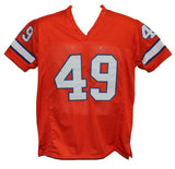 Dennis Smith Autographed/Signed Pro Style Orange XL Jersey JSA 34298