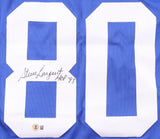 Steve Largent Signed Seattle Seahawks Pro Cut Jersey Inscribed HOF '95 (Beckett)