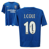 Joe Cole Signed Chelsea FC Home Soccer Jersey #10 with Beckett COA