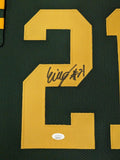 FRAMED GREEN BAY PACKERS ERIC STOKES AUTOGRAPHED SIGNED JERSEY JSA COA