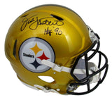Jack Lambert HOF Signed Steelers Full Size Flash Authentic Helmet JSA 164404