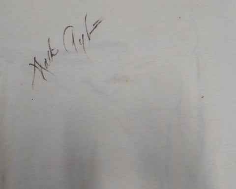 Bears Walter Payton Autographed White Hanes T-Shirt (Stains) Size M JSA #RR11972